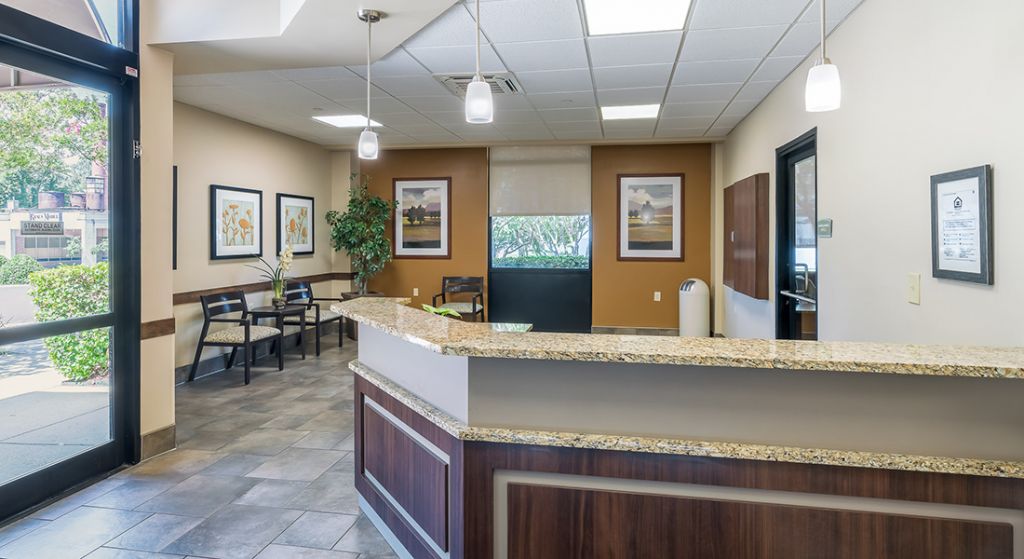 Resident lounge at City View Towers, Memphis, Tennessee
