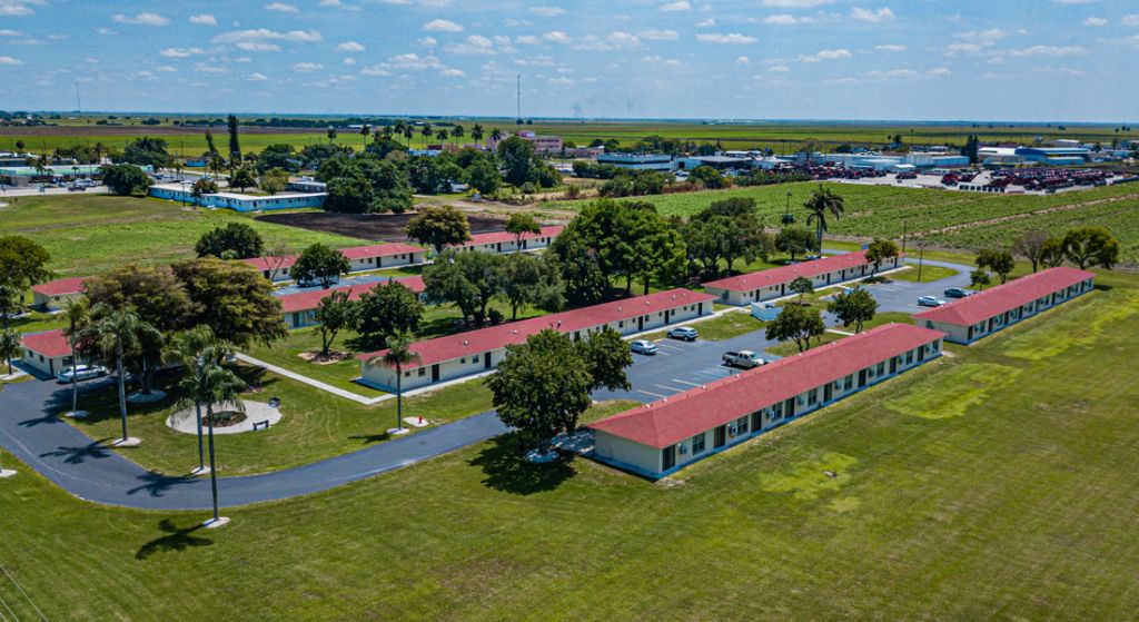 Aerial view of Glades Diamond, Belle Glade, Florida