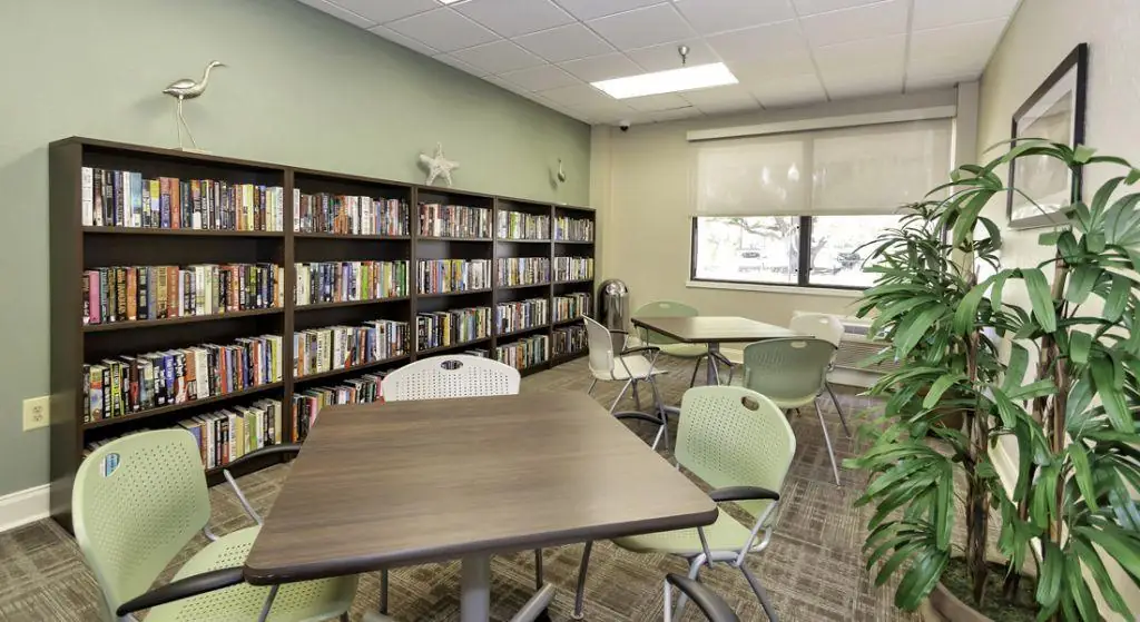 Calvary Tower library
