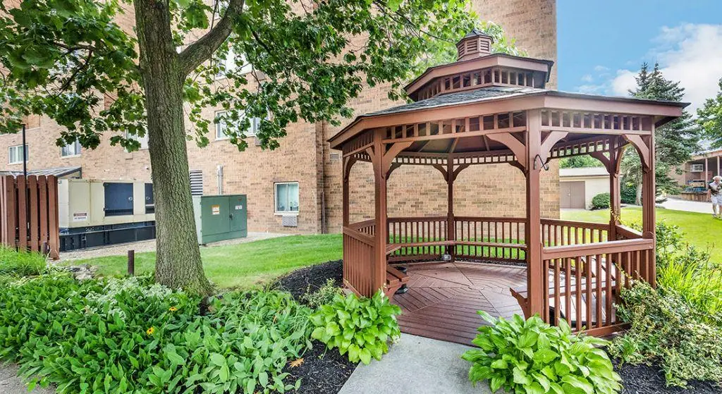 Campbell Court exterior gazebo