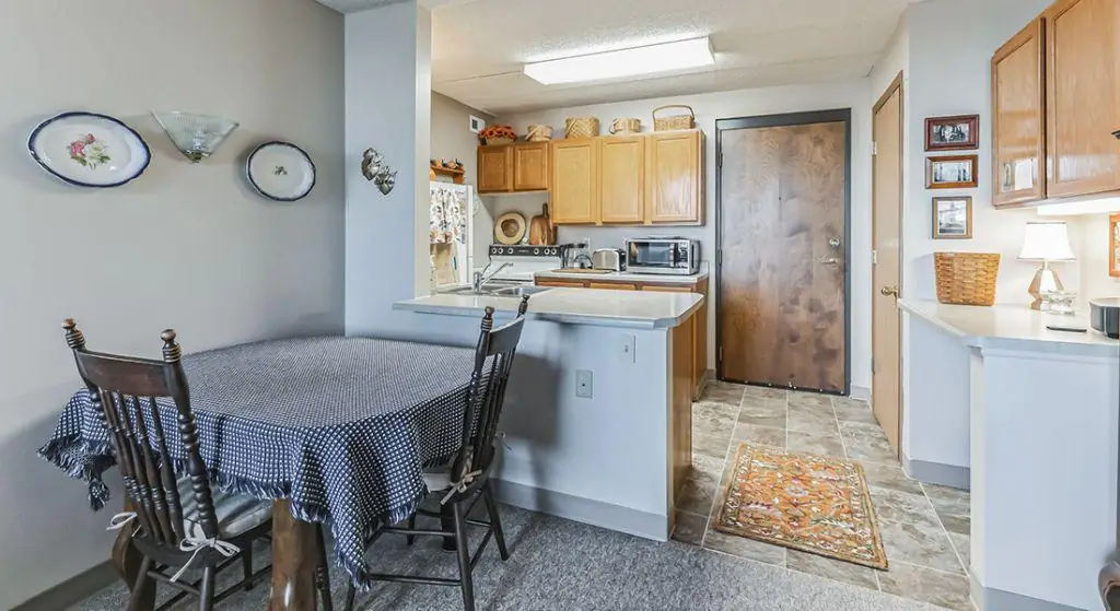 Capitol View Tower Apartments kitchen