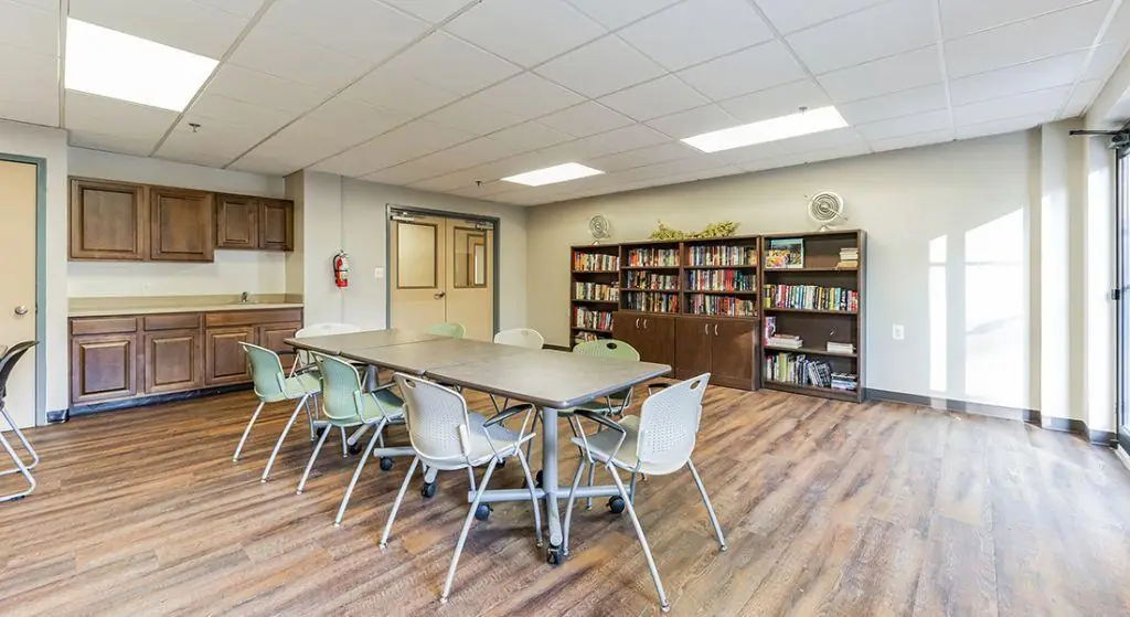 Center Place Apartments library