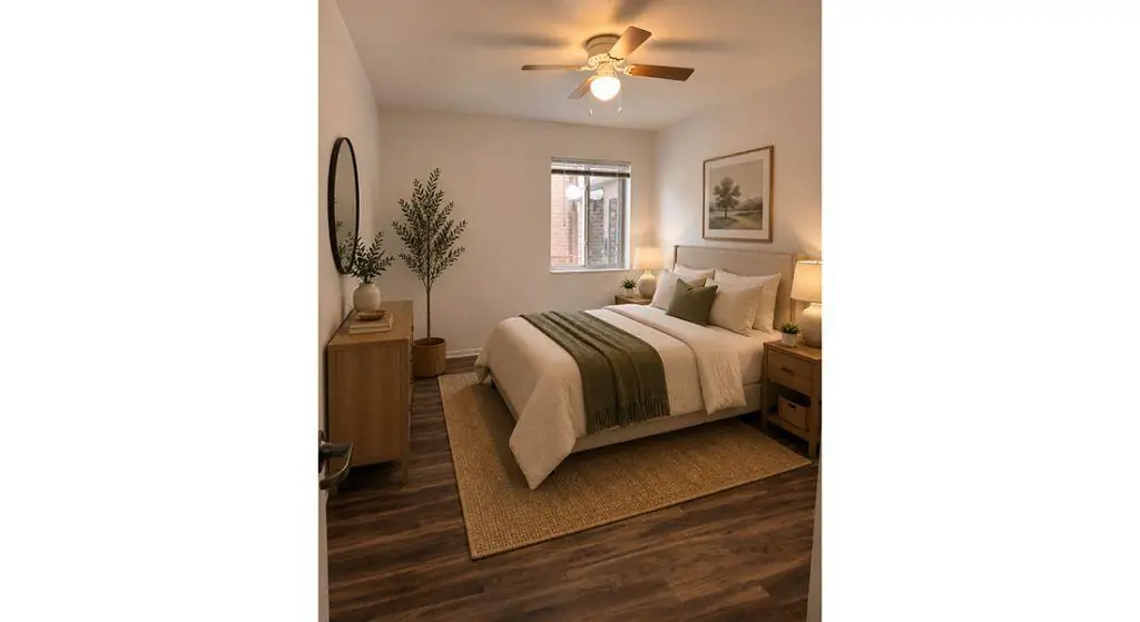 Fountain Place bedroom