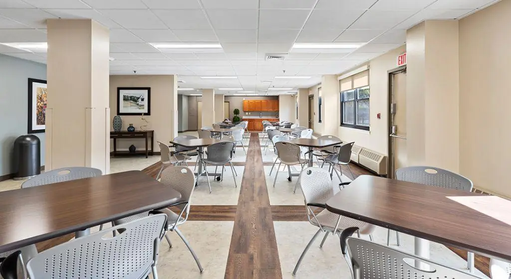 Irvington Senior Apartments dining room