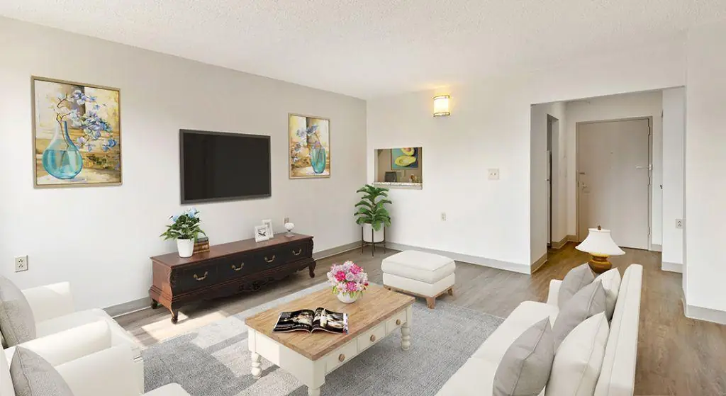 Irvington Senior Apartments living room