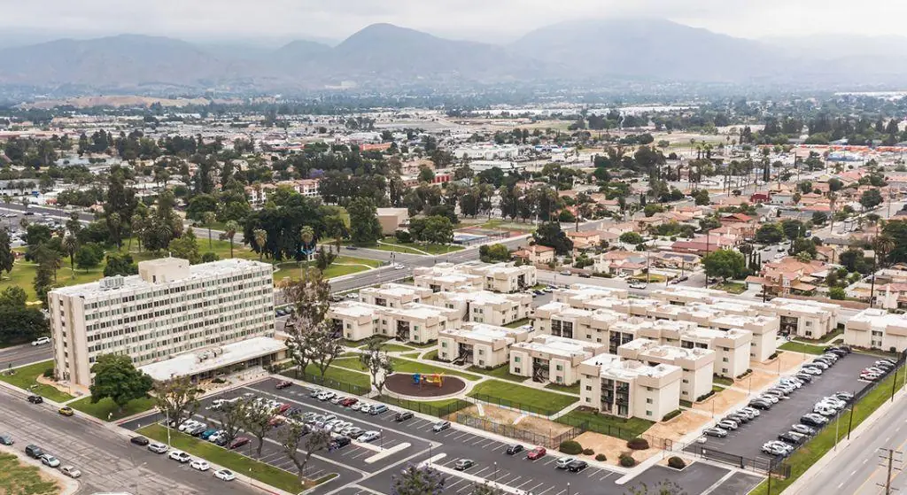 Meadowbrook Apartments exterior ariel view