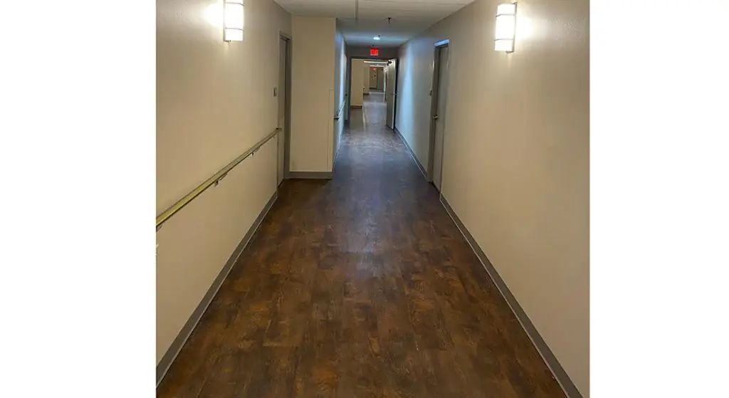 Nemont Senior Apartments hallway