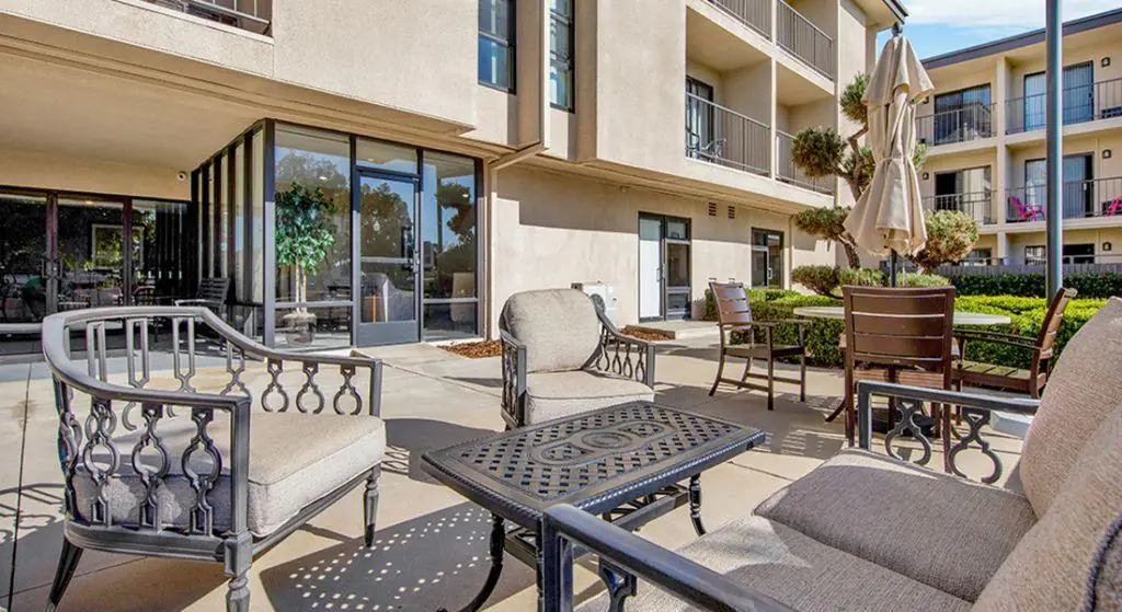 Nikkei Village Apartments exterior patio