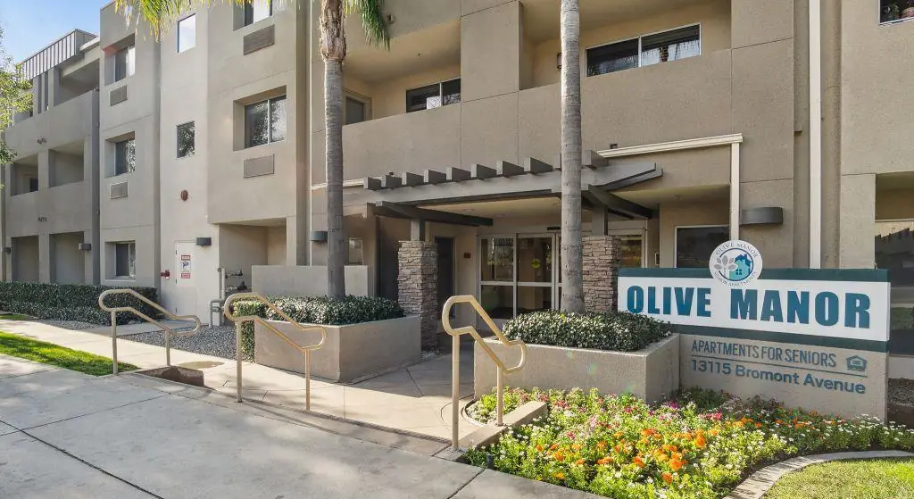 Olive Manor exterior sign