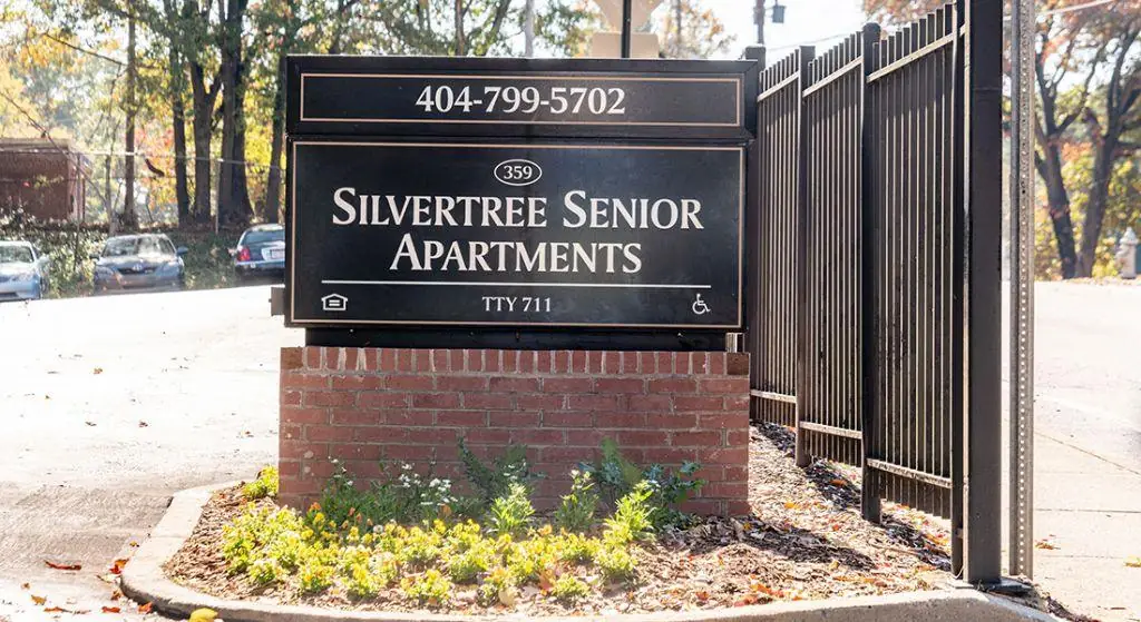Silvertree Seniors of Atlanta sign
