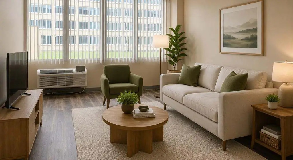 St. Mark's Towers Senior Apartments living room