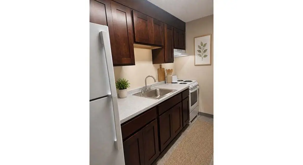 St. Mark's Towers Senior Apartments kitchen