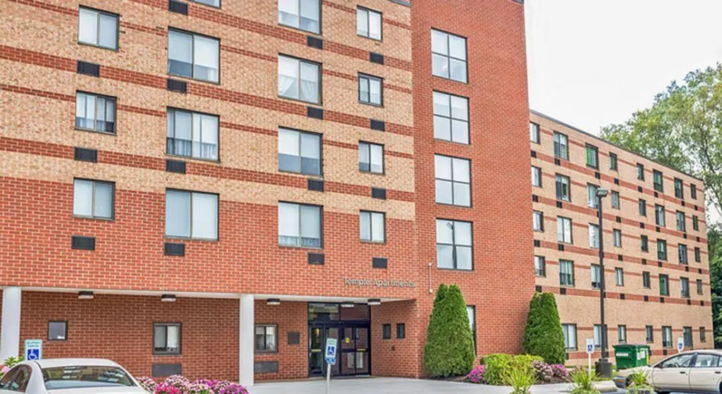 Temple Apartments exterior