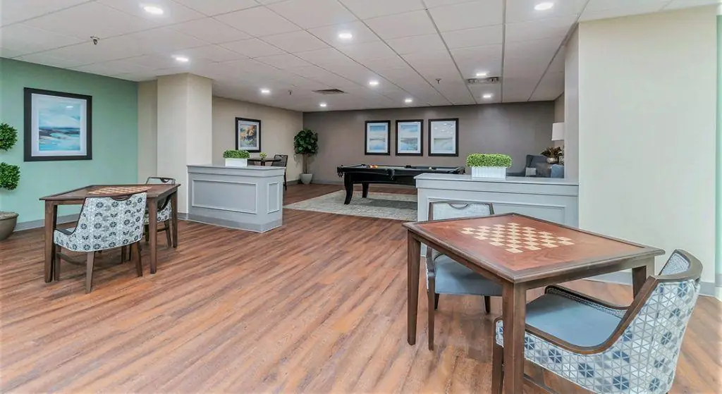Temple Heights Manor game room